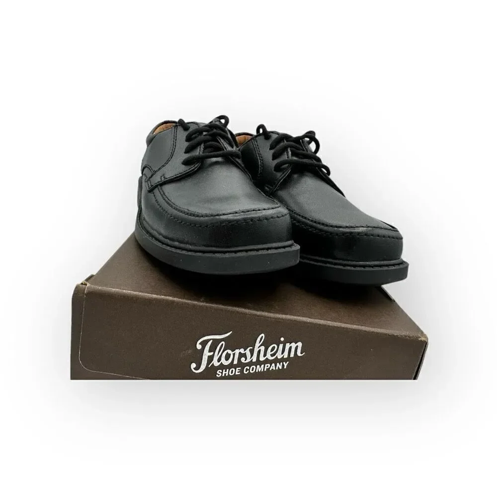 NWT Florsheim Kids Boys Billings Jr II Comfortech Oxford Shoes Black Size 13M